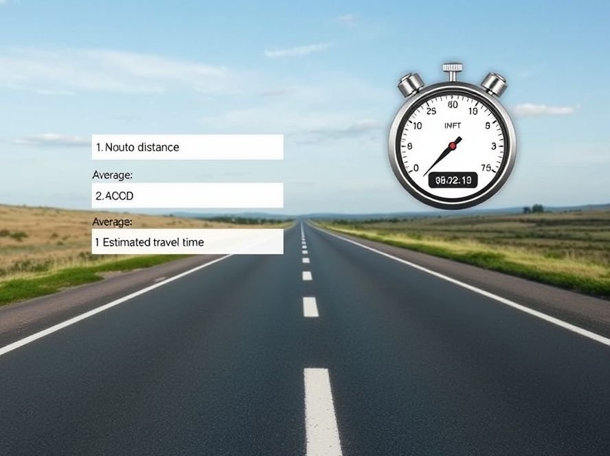 Driving Time Calculator - driving time calculator for trip planning